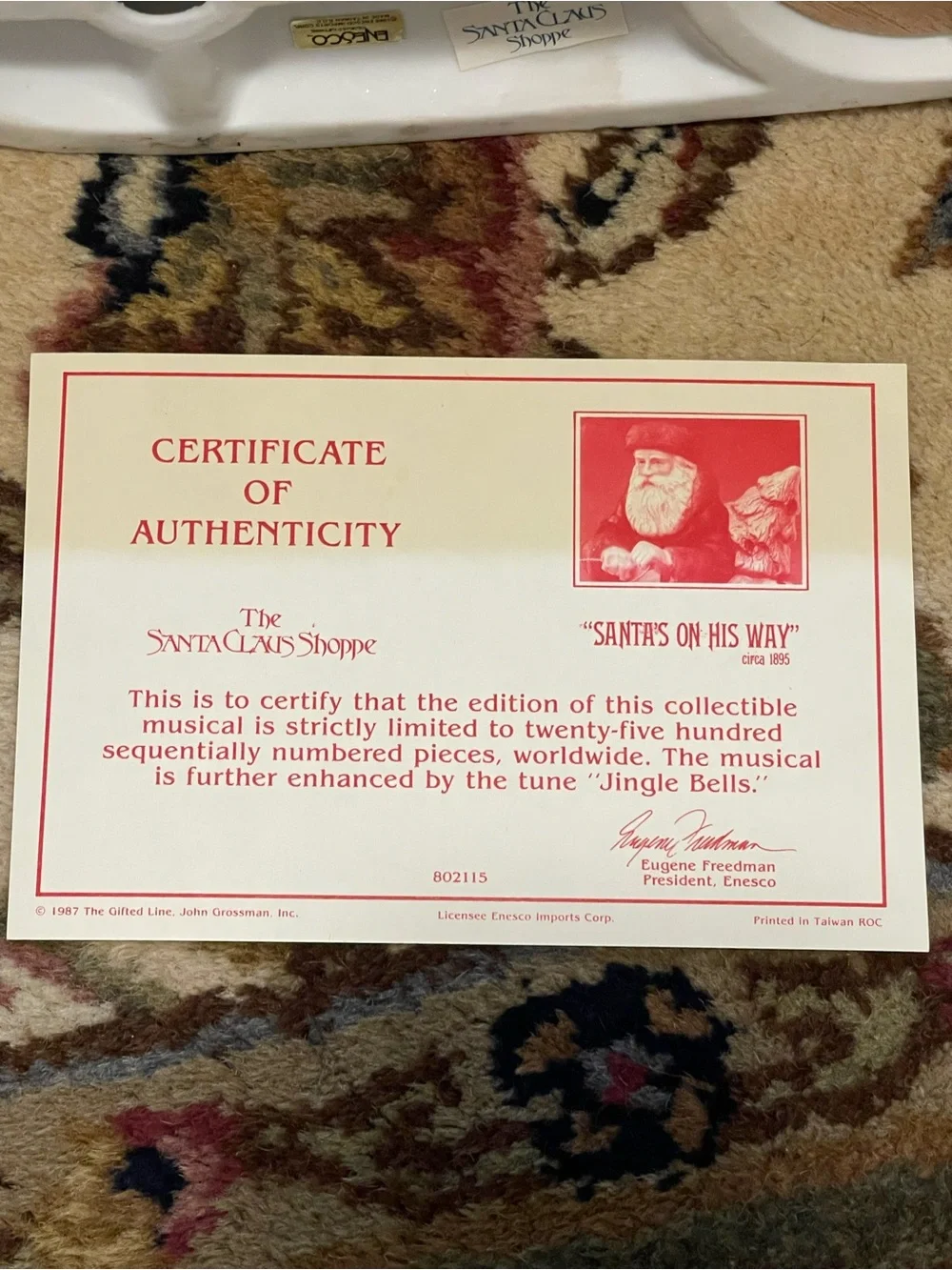 Rare 1987 Enesco 